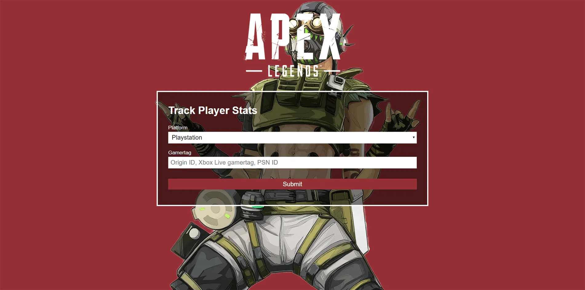 Apex legends stat tracker