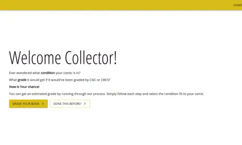 Sample of the Homepage